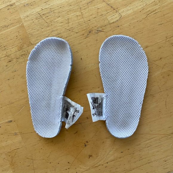 Infant Toddler Nike Flex Runner Sneaker. Unisex Ombré Peach Orange W/Silver. 3C. - Picture 11 of 14